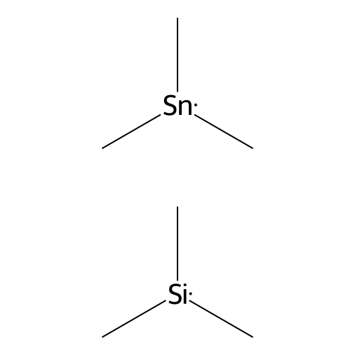 Stannane, trimethyl-(trimethylsilyl)- structure