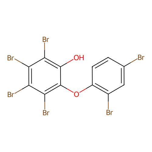 2,3,4,5-Tetrabromo-6-(2,4-dibromophenoxy)phenol structure