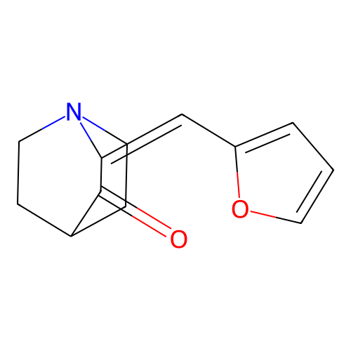 2-(2-Furylmethylene)quinuclidin-3-one structure