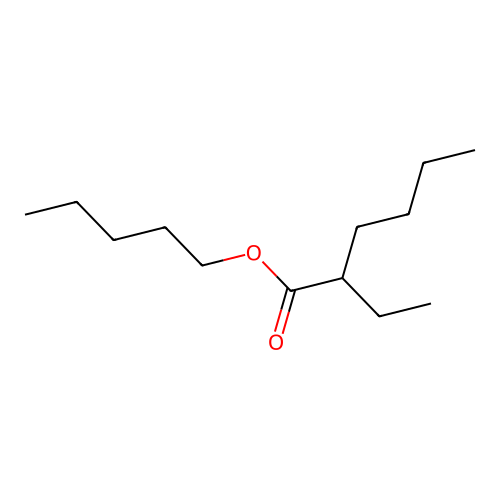 Pentyl 2-ethylhexanoate structure