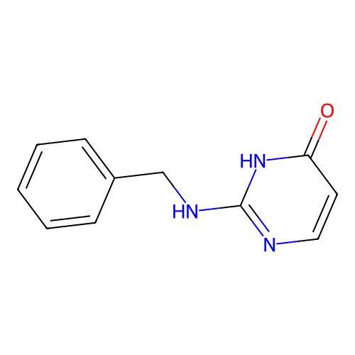 2-(Benzylamino)-4(3H)-pyrimidinone structure