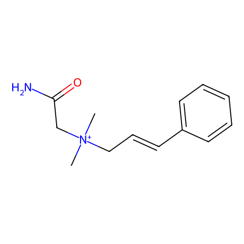 2-Propen-1-aminium, N-(2-amino-2-oxoethyl)-N,N-dimethyl-3-phenyl- structure