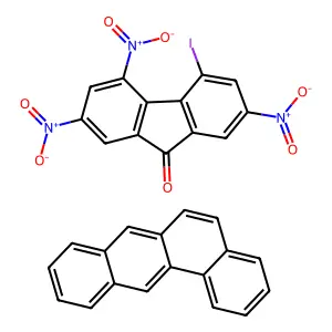 Benzo[a]anthracene;4-iodo-2,5,7-trinitrofluoren-9-one structure