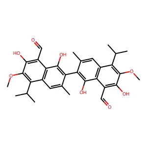 6,6'-Methoxygossypol structure