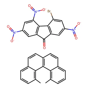 4-Bromo-2,5,7-trinitrofluoren-9-one;1,12-dimethylbenzo[c]phenanthrene structure