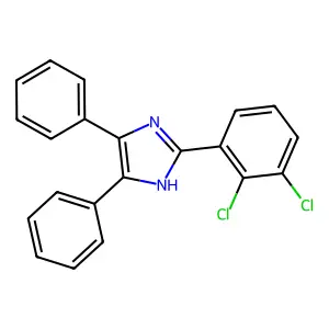 2-(2,3-dichlorophenyl)-4,5-diphenyl-1H-imidazole structure