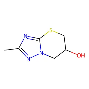 2-Methyl-6,7-dihydro-5H-[1,2,4]triazolo[5,1-b][1,3]thiazin-6-ol structure