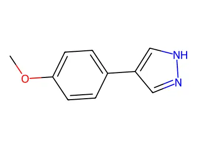 4-(4-methoxyphenyl)-1H-pyrazole structure