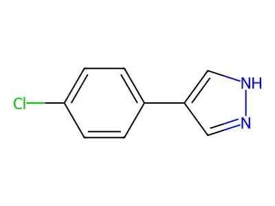 4-(4-chlorophenyl)-1H-pyrazole structure