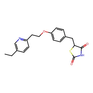 吡格列酮 structure