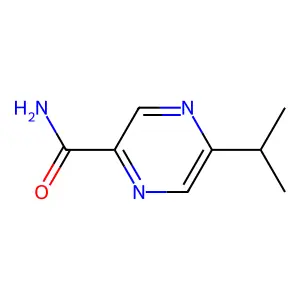 5-Propan-2-ylpyrazine-2-carboxamide structure
