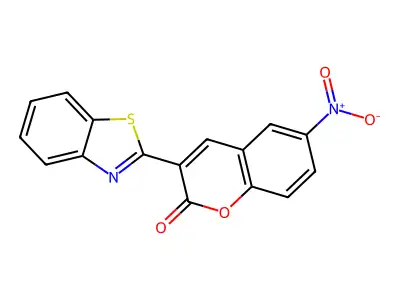 3-(1,3-Benzothiazol-2-yl)-6-nitrochromen-2-one structure