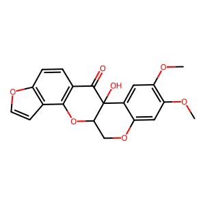 6aalpha,12a,12-Hydroxyelliptone structure