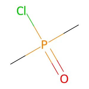 Dimethylphosphinic chloride structure