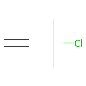1-Butyne, 3-chloro-3-methyl- structure