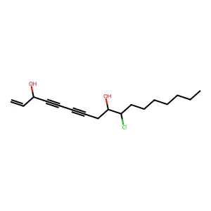 Panaxydol chlorohydrin structure