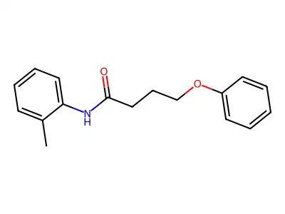 N-(2-methylphenyl)-4-phenoxybutanamide structure