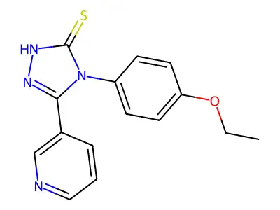 4-(4-Ethoxy-phenyl)-5-pyridin-3-yl-4H-[1,2,4]triazole-3-thiol structure