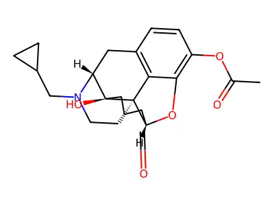 Naltrexone 3-acetate structure