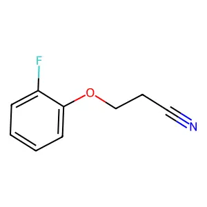 3-(2-Fluorophenoxy)propanenitrile structure
