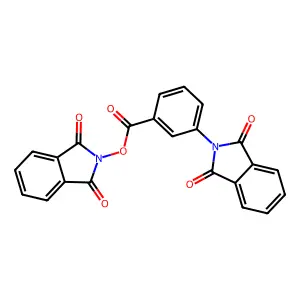 1,3-Dioxoisoindolin-2-yl 3-(1,3-dioxoisoindolin-2-yl)benzoate structure
