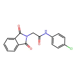N-(4-Chloro-phenyl)-2-(1,3-dioxo-1,3-dihydro-isoindol-2-yl)-acetamide structure