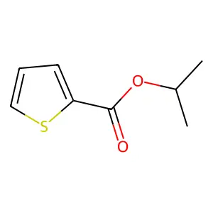 Isopropyl 2-thiophenecarboxylate structure