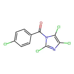 1H-Imidazole, 2,4,5-trichloro-1-(4-chlorobenzoyl)- structure