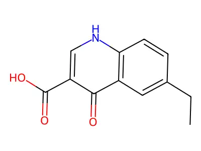 6-Ethyl-4-hydroxyquinoline-3-carboxylic acid structure