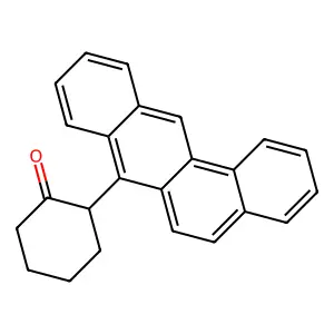 2-Benzo(b)phenanthren-7-ylcyclohexan-1-one structure