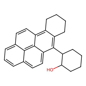 2-(7,8,9,10-Tetrahydrobenzo(a)pyren-6-yl)cyclohexan-1-ol structure