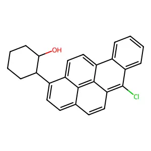 2-(6-Chlorobenzo(a)pyren-1-yl)cyclohexan-1-ol structure