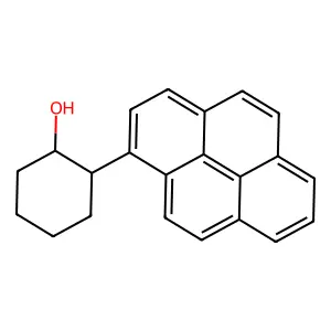 2-Pyren-1-ylcyclohexan-1-ol structure