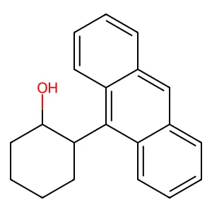 2-Anthracen-9-ylcyclohexan-1-ol structure