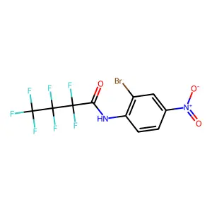 Butanamide, N-(2-bromo-4-nitrophenyl)-2,2,3,3,4,4,4-heptafluoro- structure