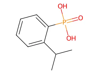 2-Isopropylphenylphosphonic acid structure