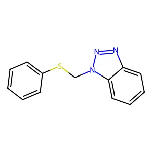 1-((Phenylthio)methyl)-1H-benzotriazole structure