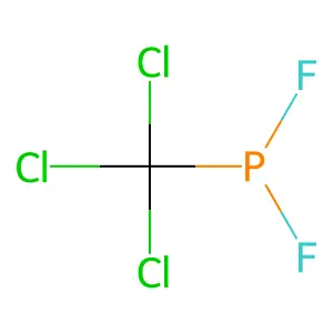 Phosphonous difluoride, (trichloromethyl)- structure