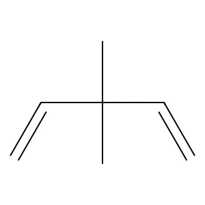 1,4-Pentadiene, 3,3-dimethyl- structure