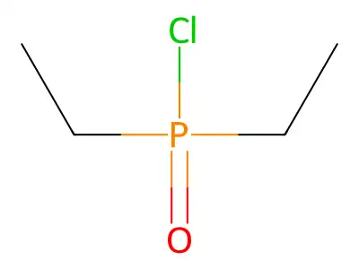 Diethylphosphinic acid structure