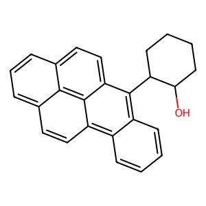 2-Benzo(a)pyren-6-ylcyclohexan-1-ol structure