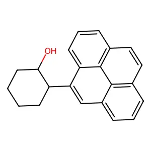 2-Pyren-4-ylcyclohexan-1-ol structure