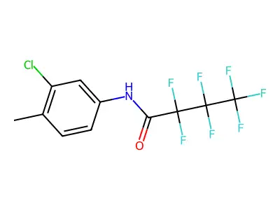 N-(3-Chloro-4-methylphenyl)-2,2,3,3,4,4,4-heptafluorobutanamide structure