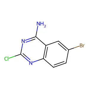 6-Bromo-2-chloroquinazolin-4-amine structure