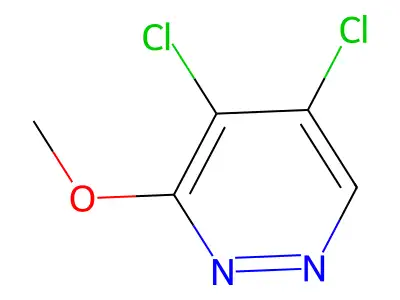 4,5-Dichloro-3-methoxypyridazine structure