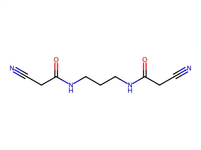 Acetamide, N,N'-1,3-propanediylbis[2-cyano- structure