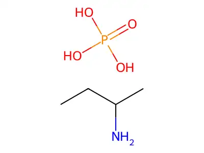 磷酸-丁-2-胺(1/1) structure