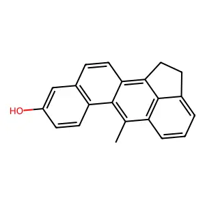 Benzo(j)aceanthrylen-9-ol, 1,2-dihydro-6-methyl- structure