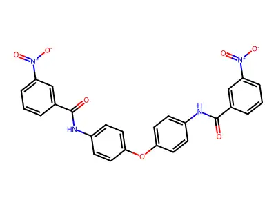 Benzamide, N,N'-(oxydi-4,1-phenylene)bis[3-nitro- structure