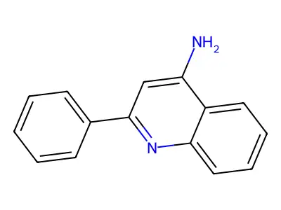 2-苯基喹啉-4-胺 structure